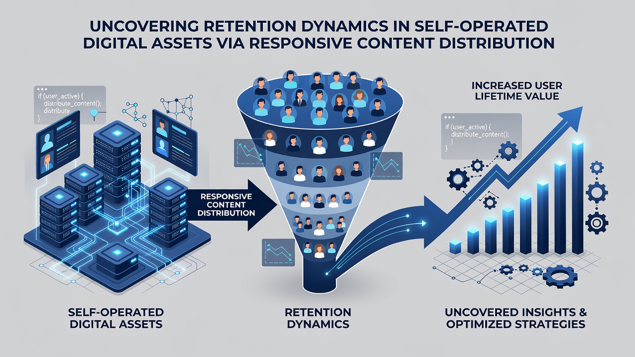 Diagram illustrating adaptive content pathways and audience segmentation models used in independent digital asset management